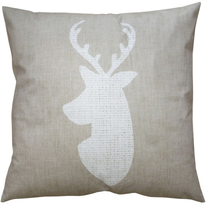 Clayre & Eef NWV20 Funda de Cojín Beige 45x45 cm
