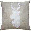 Clayre & Eef NWV20 Funda de Cojín Beige 45x45 cm