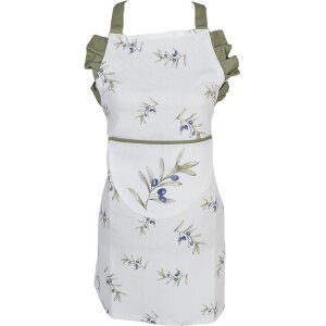 Clayre & Eef OLF41K Delantal Niño Beige Verde...
