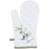 Clayre & Eef OLF44 Manopla de horno Beige Verde 18x30 cm