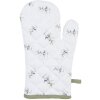 Clayre & Eef OLF44 Manopla de horno Beige Verde 18x30 cm