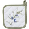 Clayre & Eef OLF45K Potholder Niño Beige Verde 16x16 cm