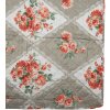 Clayre & Eef Q196.059 Colcha Gris Rosa 140x220 cm