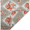 Clayre & Eef Q196.059 Colcha Gris Rosa 140x220 cm