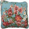 Clayre & Eef Q197.020 Funda de Cojín Azul Rosa 40x40 cm Algodón Poliéster