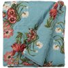 Clayre & Eef Q197.059 Colcha Azul Rosa 140x220 cm