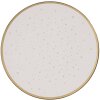 Clayre & Eef STS85-2 Platillo Decoración Oro Blanco Ø 33x1 cm