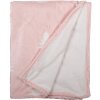 Clayre & Eef SWC60-2 Plaid Rosa Blanco 130x170 cm