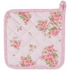 Clayre & Eef SWR45 Potholder Rosa 20x20 cm