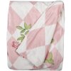 Clayre & Eef SWR60 Plaid Rosa Blanco 130x170 cm