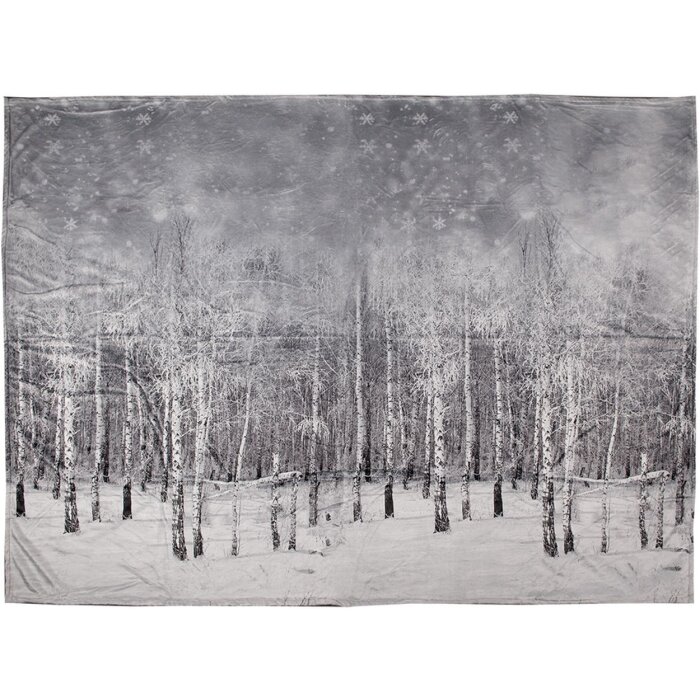Clayre & Eef TIS60 Plaid Gris 130x170 cm