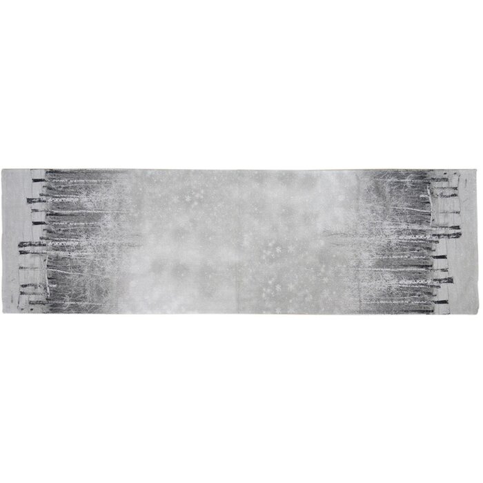 Clayre & Eef TIS65 Camino de Mesa Gris 41x140 cm Country style