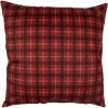 Clayre & Eef TX21 Funda de Cojín Rojo Marrón 45x45 cm