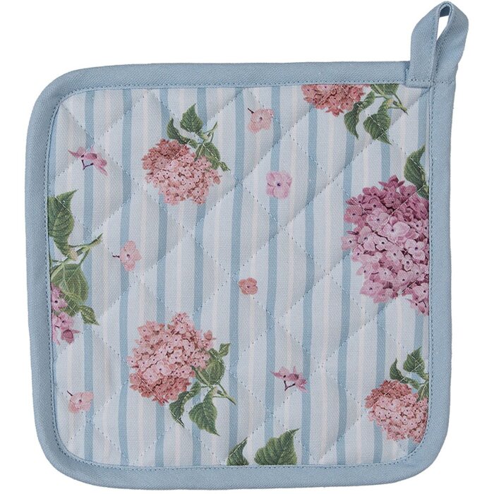 Clayre & Eef VTG45K Potholder Niño Beige Rosa 16x16 cm Algodón Estilo Campestre