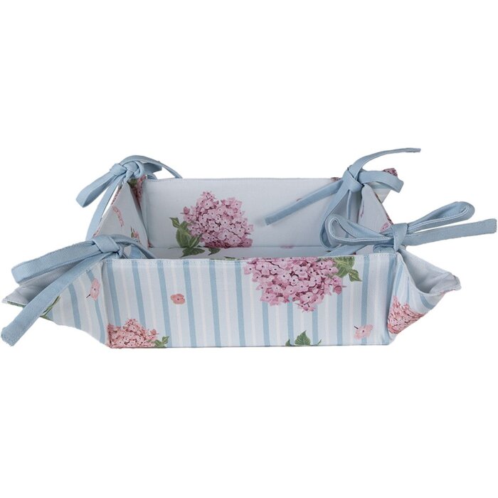 Clayre & Eef VTG47 Panera Rosa 35x35x8 cm Algodón Estilo Campestre