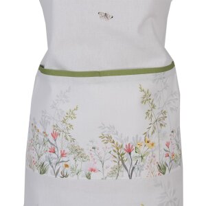 Clayre & Eef WFF41 Delantal de cocina Blanco, Verde...