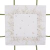 Clayre & Eef WFF47 Panera Blanco Botánico 35x35x8 cm Algodón