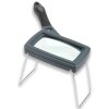 Lupa de mano Carson SG-16 2,5x/11,5x 85mm con empuñadura de goma y soporte plegable