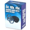 Lupa de impacto Carson TV-15 Multi-Power 5-15x, 30mm, compacta, para joyeros