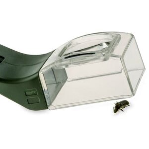 Lupa Carson Bugview para atrapar insectos con una sola mano Lente de cristal acrílico de 5 aumentos
