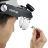 Carson MagniVisor Deluxe Serie PRO LED Lupa frontal con 4 lentes - Negro