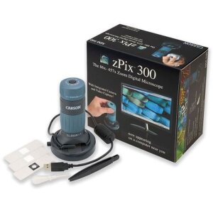 Microscopio digital USB Carson 86-457x Grabador 1600x1200 Pixel LED