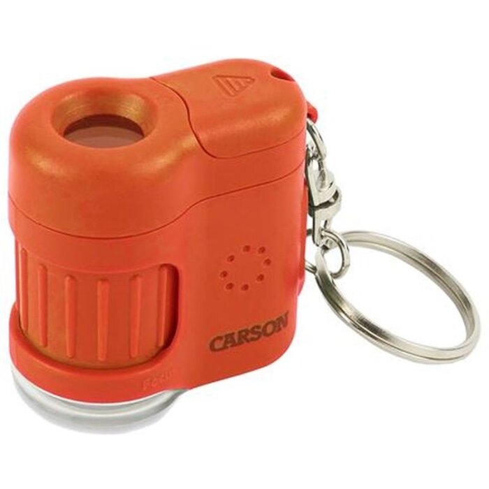 Microscopio de bolsillo Carson MicroMini 20x naranja