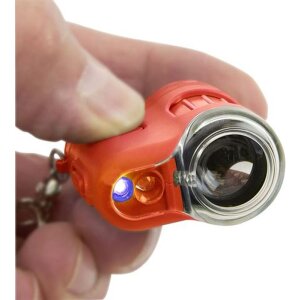 Microscopio de bolsillo Carson MicroMini 20x naranja