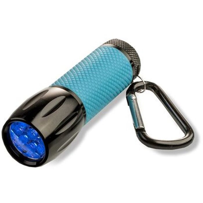 Linterna Carson UVSight Pro UV LED negra y azul