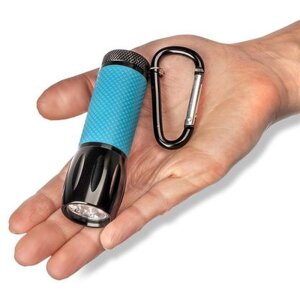 Linterna Carson UVSight Pro UV LED negra y azul