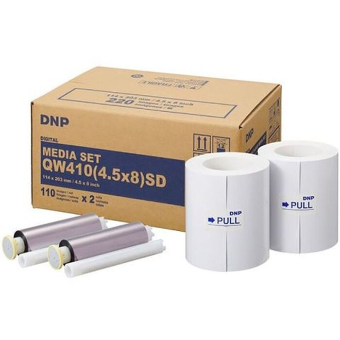 Papel DNP 220 imágenes estándar SD 11x20 para DP-QW410