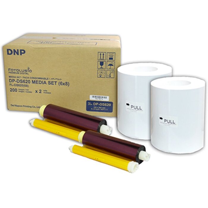 Papel DNP DM68620 2 rollos de 200 unidades 15x20 para DS620