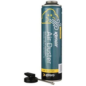 Bote de aire comprimido Kenro + cabezal de plástico 360 ml