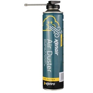Bote de aire comprimido Kenro + cabezal de plástico 360 ml