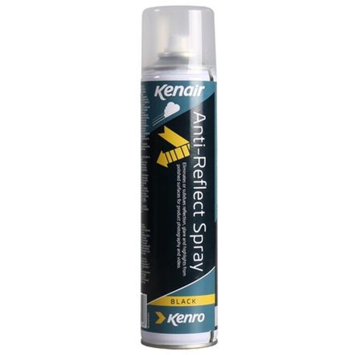 Kenro Spray Antirreflejos Mate 400ml para superficie negra