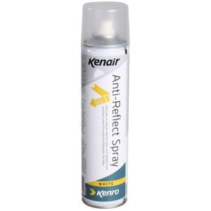 Kenro Spray Antirreflejos Mate para superficie blanca