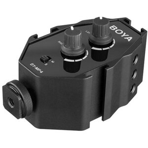 Boya BY-MP4 adaptador de audio para smartphone DSLR...