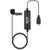Boya BY-DM2 Micrófono de solapa USB-C Android Omnidireccional 6m Cable Pantalla antiviento