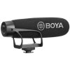 Micrófono direccional supercardioide Boya BY-BM2021 con soporte antivibratorio para cámara y smartphone