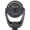 Micrófono direccional supercardioide Boya BY-BM2021 con soporte antivibratorio para cámara y smartphone