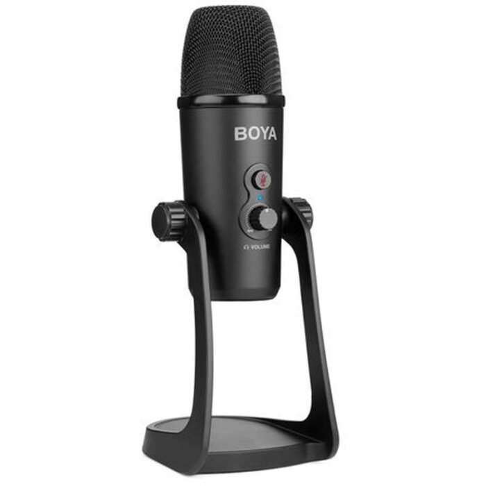 Boya BY-PM700 Micrófono de estudio USB de condensador para podcasts y voces