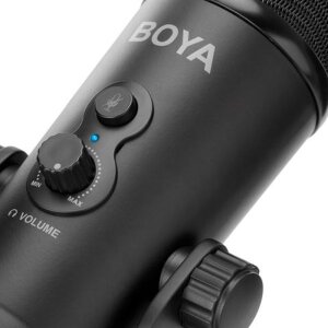 Boya BY-PM700 Micrófono de estudio USB de condensador para podcasts y voces