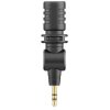 Boya BY-M110 Mini micrófono de condensador TRRS 3,5 mm Omnidireccional giratorio 180