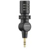 Boya BY-M110 Mini micrófono de condensador TRRS 3,5 mm Omnidireccional giratorio 180