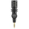Boya BY-M110 Mini micrófono de condensador TRRS 3,5 mm Omnidireccional giratorio 180