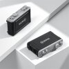 Boya BY-AM1 mezclador de audio de dos canales alimentación phantom Fuente de alimentación USB