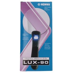 Lupa cónica Lux-90 2,5x iluminación LED