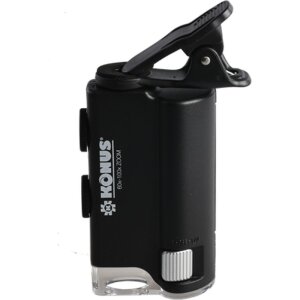 Microscopio cónico con pinza 60x-100x -...
