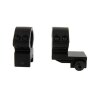 Juego de montaje de conos 25-30 mm Soporte de anillo doble T Negro