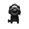 Juego de montaje de conos 25-30 mm Soporte de anillo doble T Negro